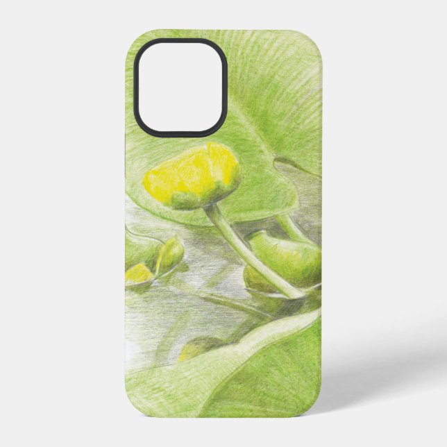 Coque iPhone Lys de fleurs (Verso)
