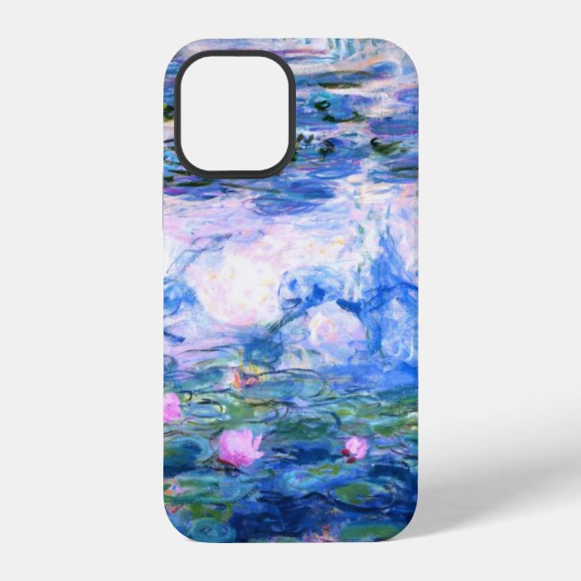 Coque iPhone Lys d'eau rose Monet (Verso)