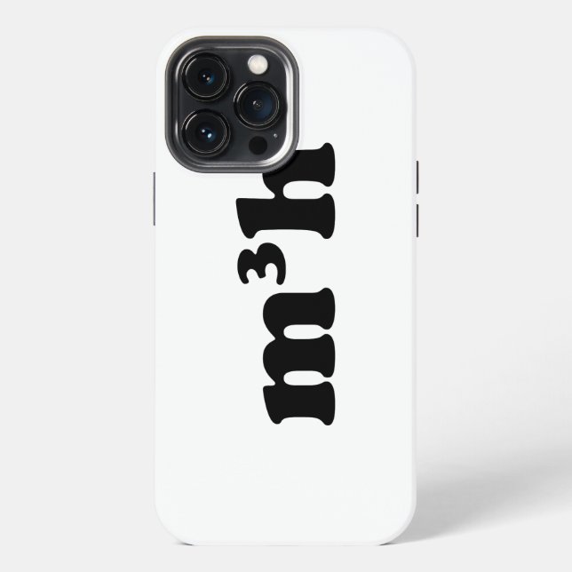 Coque iPhone m3h (Verso)