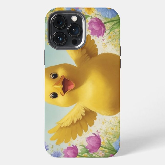 Coque iPhone M. Chicken Téléphone de Pâques (Verso)