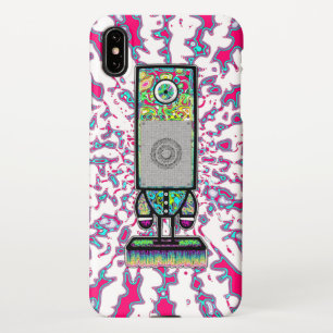 Coque iPhone XS Max M. colorful psychedelic un oculaire orateur v1