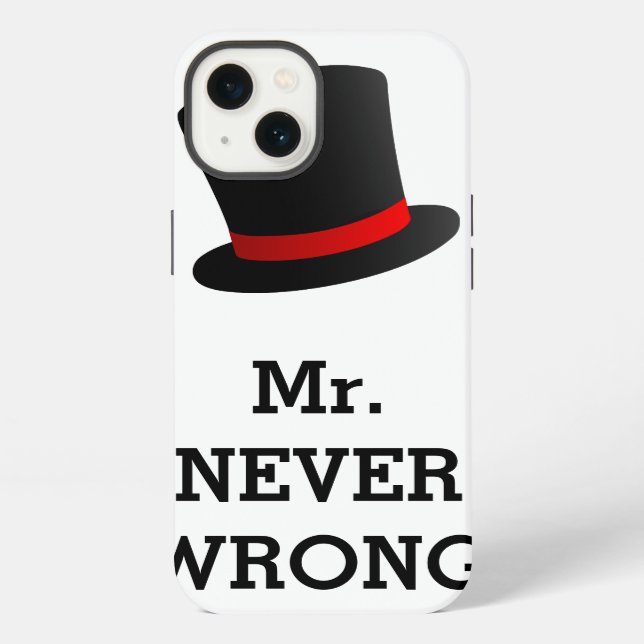 Coque iPhone M Jamais Faux Drôle (Verso)