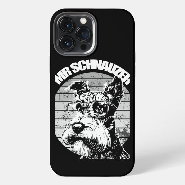 Coque iPhone M. Schnauzer (Verso)