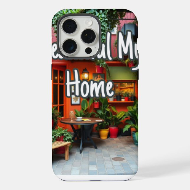 Coque iPhone Ma Belle Maison  (Verso)
