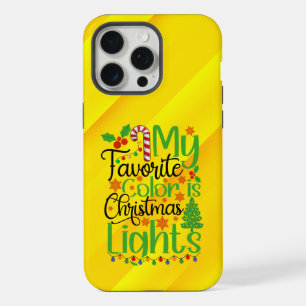 Coque iPhone 15 Pro Max Ma couleur préférée est Christmas Lights-55667