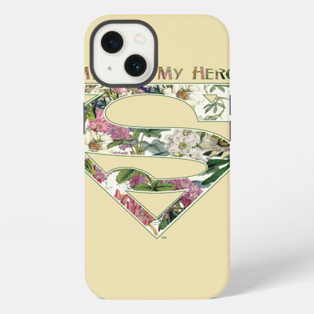 Coque iPhone Ma mère, mon héros (Verso)