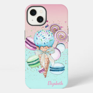 Etui iPhone 13 Macarons glacés colorés cool