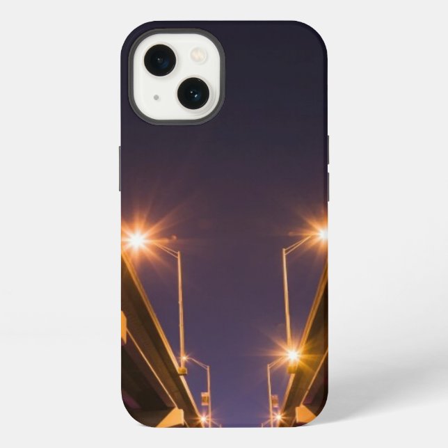 Coque iPhone MacArthur Causeway seen from underneath at dusk (Verso)