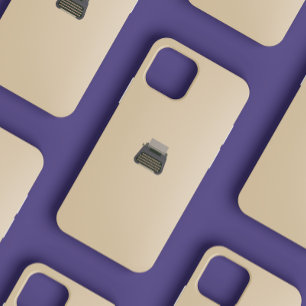 Coque iPhone 12 Mini Machine à écrire minimaliste féminine vintage mign