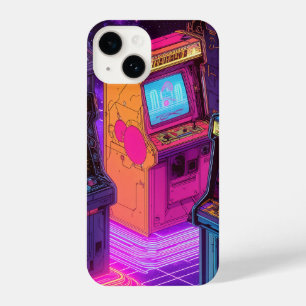 Coque Pour iPhone 14 Machines à arcades rétro