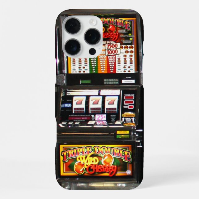 Coque iPhone Machines à rêves - Machines à sous chanceuses (Verso)