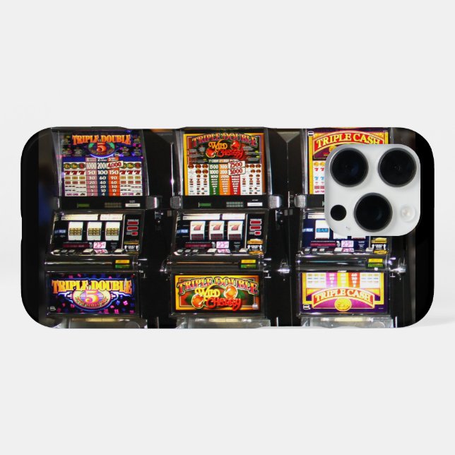 Coque iPhone Machines de rêve - Machines à sous Lucky (Verso Horizontal)