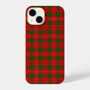 Coque Pour iPhone 14 MacKinnon tartan rouge vert plaid