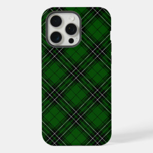 Coque iPhone 15 Pro Max MacLean Tartan vert et noir plaid
