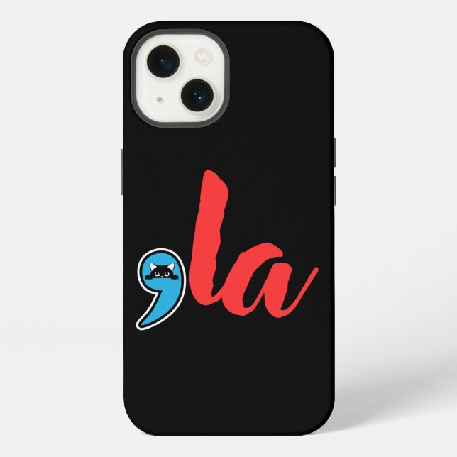 Coque iPhone Madame Chat 2024 Coma La (Verso)