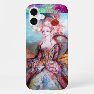 Coque iPhone 16 Plus MADAME POMPADOUR , Élégante Beauté Mode