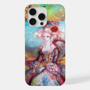 Coque iPhone 15 Pro Max MADAME POMPADOUR, Élégante mode beauté