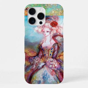 Coque iPhone 16 Pro Max MADAME POMPADOUR, Élégante mode beauté