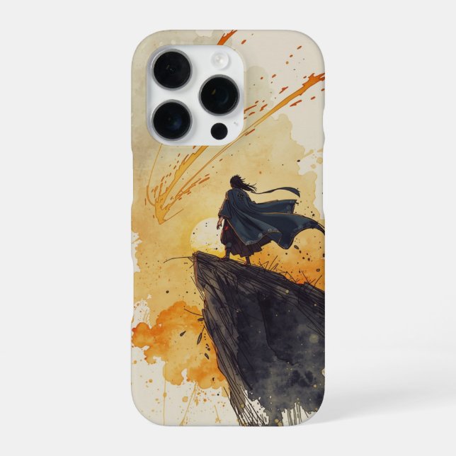 Coque iPhone Madara Uchiha – Cinematic Watercolor (Verso)