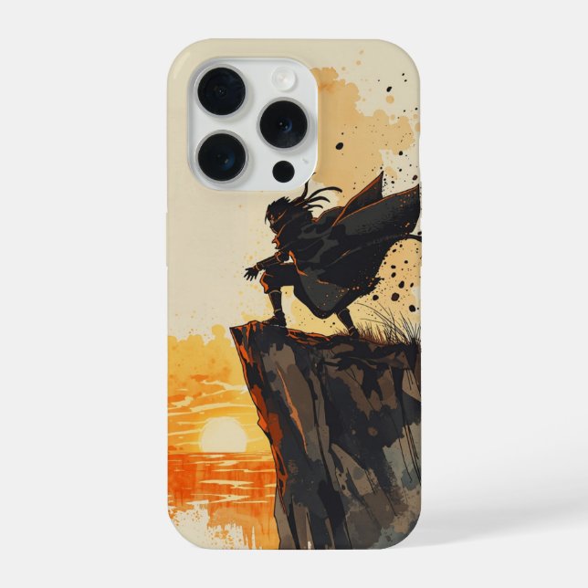 Coque iPhone Madara Uchiha – Cinematic Watercolor (Verso)