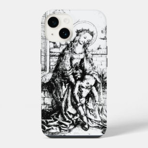 Coque Pour iPhone 14 Madone et Enfant Vierge Marie