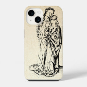 Coque Pour iPhone 14 Madone et Enfant Vierge Marie