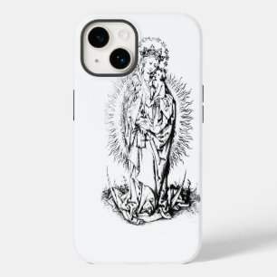 Coque Pour iPhone 14 Madone et Enfant Vierge Marie