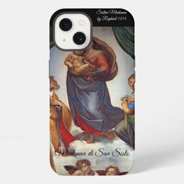 Coque iPhone Madone Sixtine  (Verso)