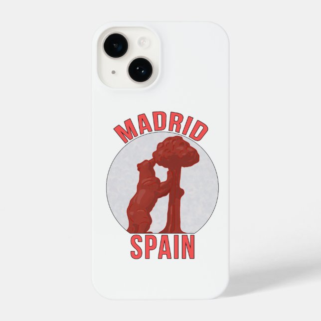 Coque iPhone Madrid Espagne (Verso)
