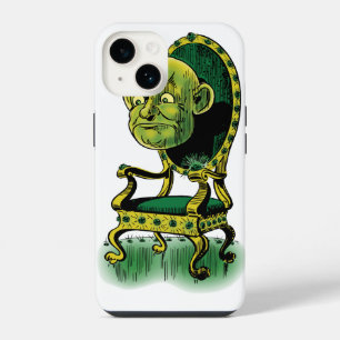Coque Pour iPhone 14 Mage vintage du Magicien d'Oz, Mage grincheux Trôn