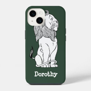 Coque Pour iPhone 14 Magicien vintage de Oz, Lion peureux courageux