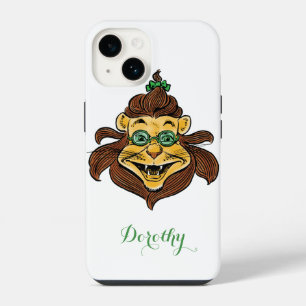 Coque Pour iPhone 14 Magicien vintage de Oz, Lion portant des lunettes