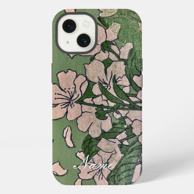 Coque iPhone Magie de Fleur Rose (Verso)
