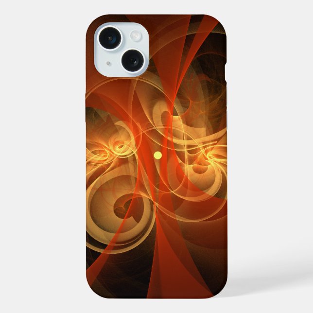 Coque iPhone Magie du matin Art Abstrait (Verso)