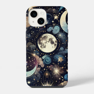 Coque Pour iPhone 14 Magie Lunaire