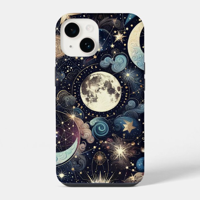 Coque iPhone Magie lunaire (Verso)