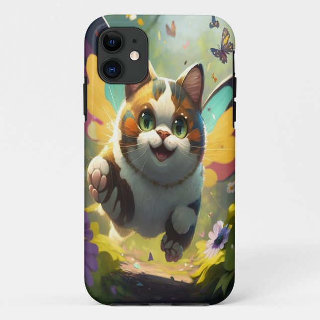 Coque iphone magique pour Amoureux de les chats et (Dos)