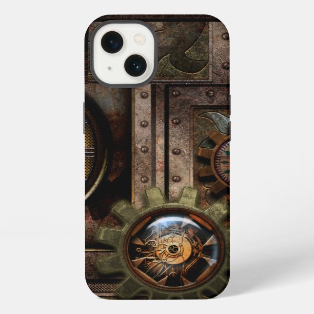 Coque iPhone Magnifique conception steampunk (Verso)