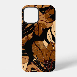 Coque iPhone 12 Magnifique fond à motif floral sans couture.