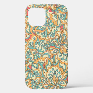 Coque iPhone 12 magnifiques fleurs motif sans couture. floral vint