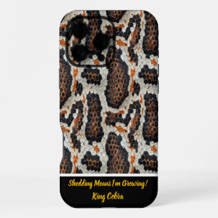 Coque iPhone 16 Pro Max Magnifiques motifs de peau de serpent