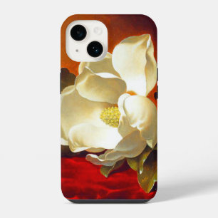 Coque Pour iPhone 14 Magnolia sur Red Velvet Martin Johnson Heade