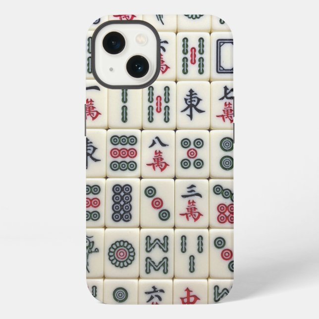 Coque iPhone Mahjong Tiles (Verso)