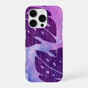 Coque iPhone 16 Pro Maikai Hawaiian Monstera Feuille Tie-Dye Mélange V