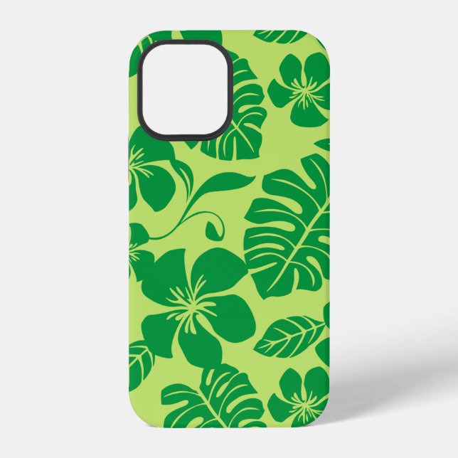 Coque iPhone MAILLOT DE BAIN ROSE (VERT x 2) (Verso)