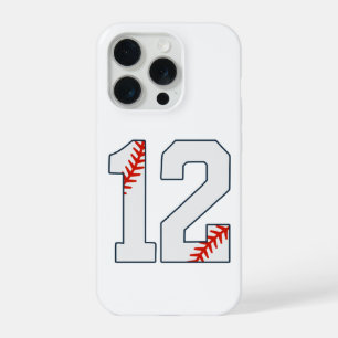 Coque iPhone 15 Pro Maillot de Baseball Numéro 12