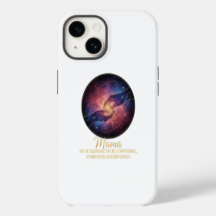Coque Pour iPhone 14 Mains de Maman Céleste Galaxie Univers