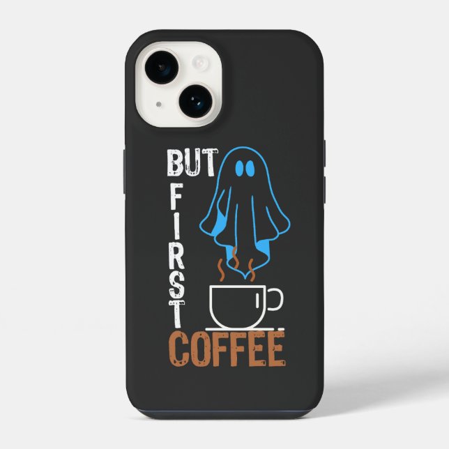 Coque iPhone Mais d'abord, Café.b (Verso)