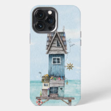 Maison de plage en eau-forte bleue excentrique cot