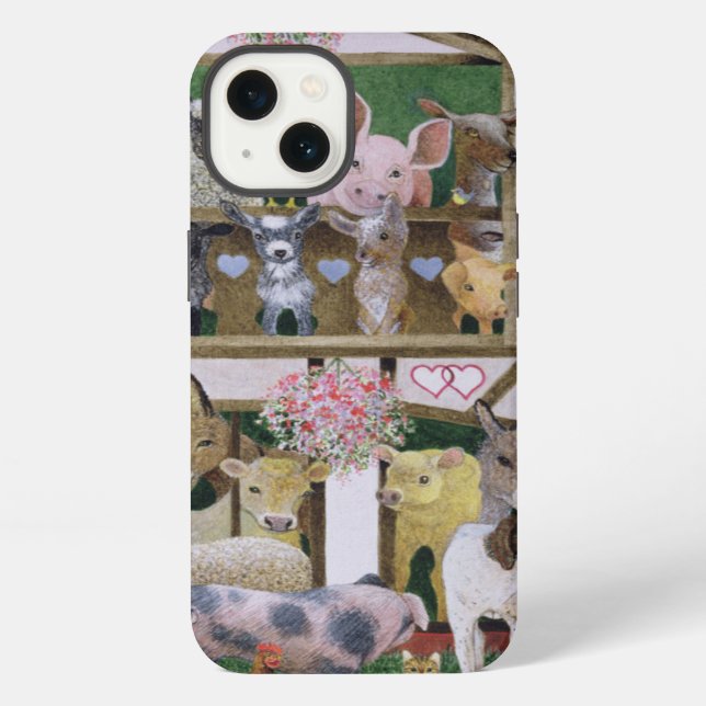 Coque iPhone Maison de théâtre animale (Verso)